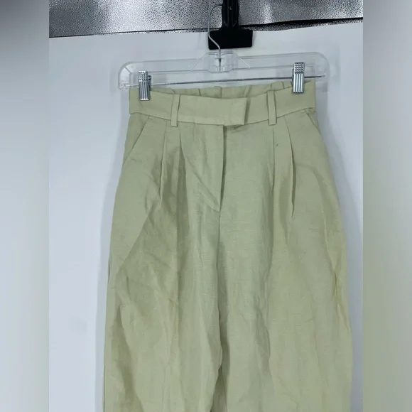 H&M Tapered Linen-blend Pants - Picture 2 of 7